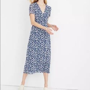 Madewell midi wrap dress